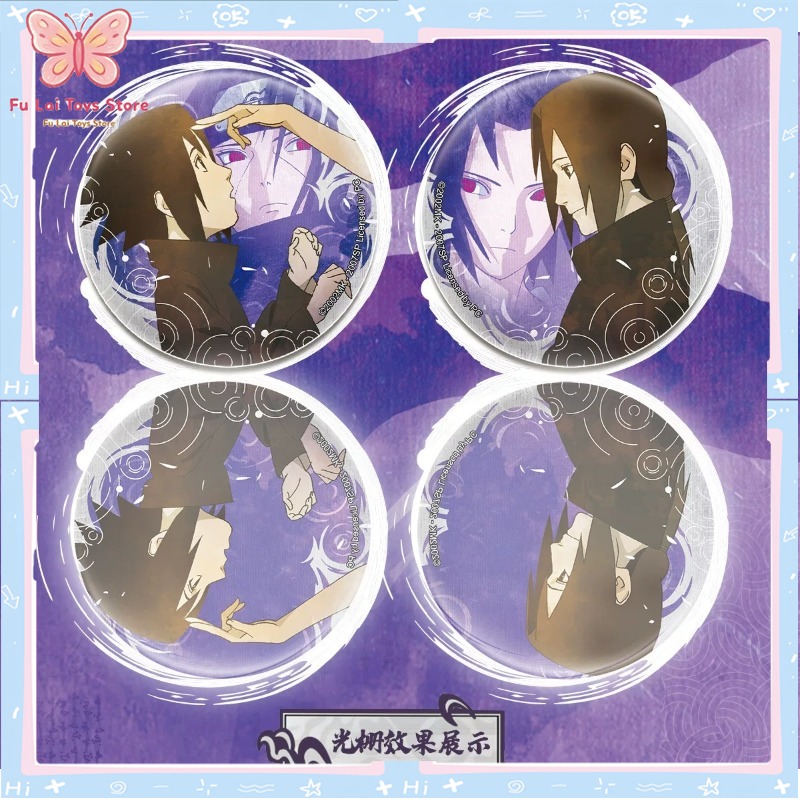 Anime Merchandise Licensing - Otantik Kayou Naruto Rozet Serisi Sasuke