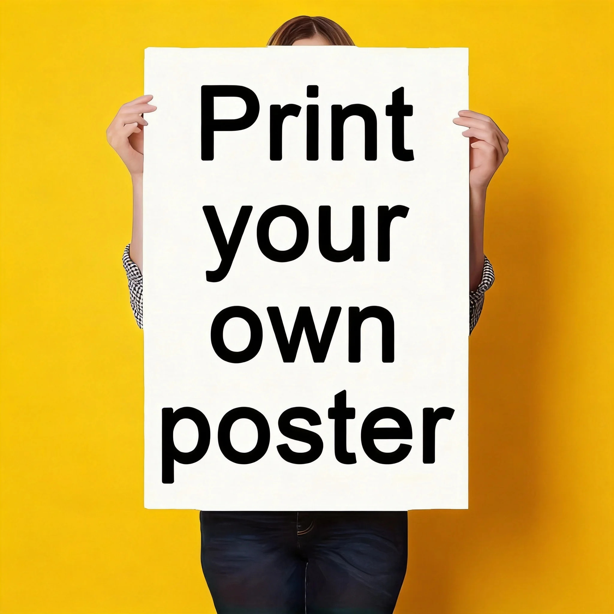 Art Print Framed - Kişiselleştirme Boş Özelleştirilebilir Kanvas Tablo Oturma
