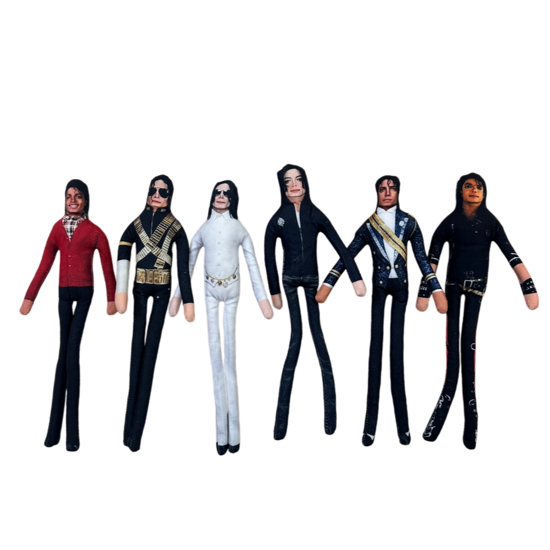 Plush Doll Anime - 1-6 adet Michael Jackson Cosplay Prop