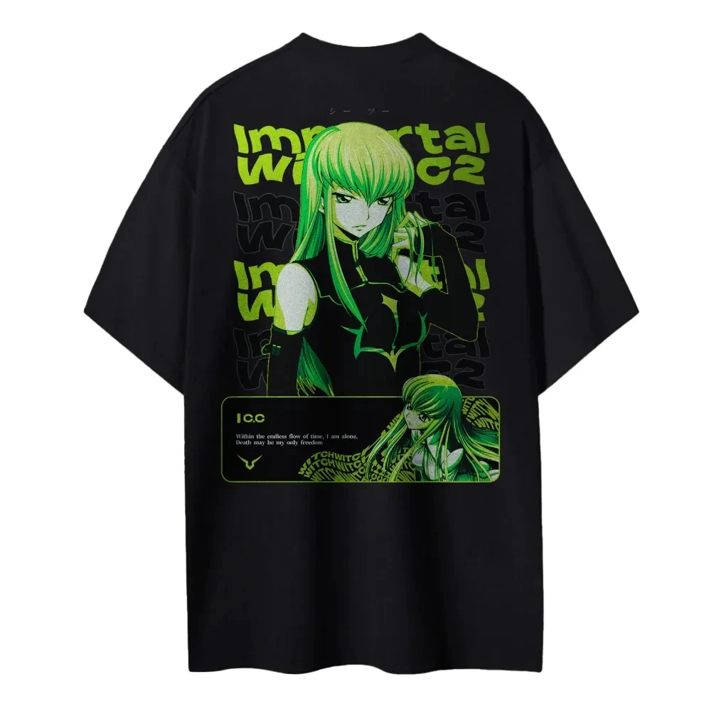 Yeni Code Geass Tişörtü C.C. K - Anime Merchandise Store Japan incelemesi ve fiyatı