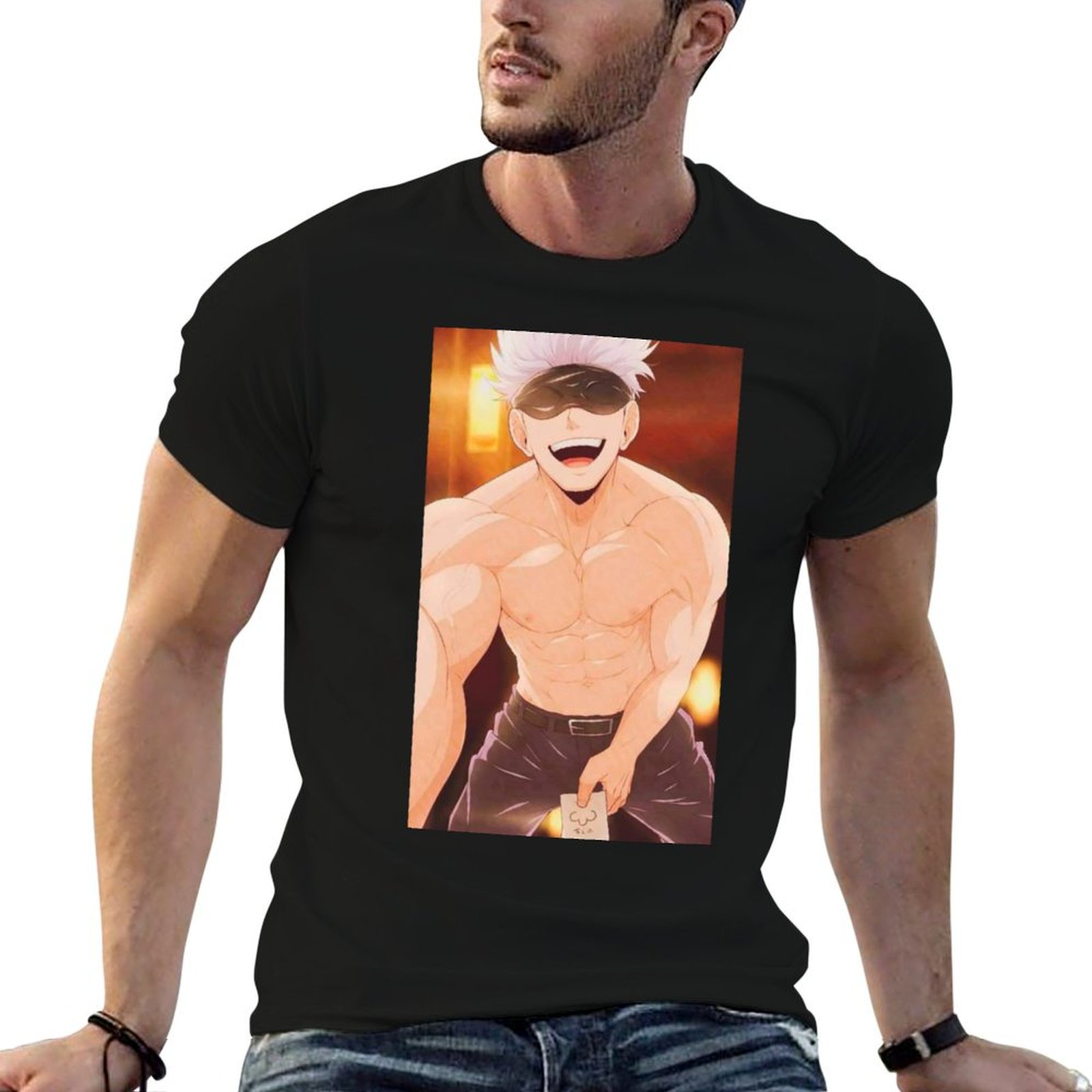 Gojo Satoru Ürünleri Erkekler  - Anime Merchandise T-Shirts incelemesi ve fiyatı