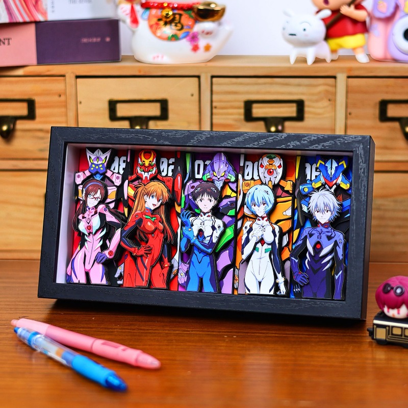 Yaratıcı EVA 3D Kağıt Boyama S - Evangelion Anime Merchandise incelemesi ve fiyatı