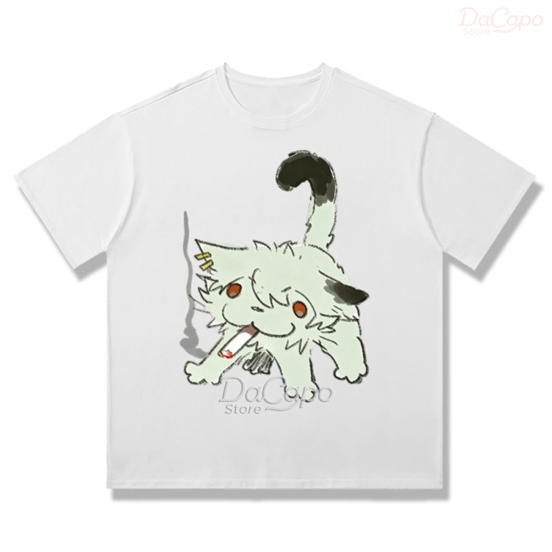 Chainsmoker Kedi Yaniko Satou  - Anime Merchandise T-Shirts incelemesi ve fiyatı