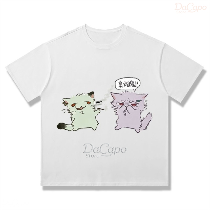 Chainsmoker Kedi Yaniko Satou  - Anime Merchandise T-Shirts incelemesi ve fiyatı