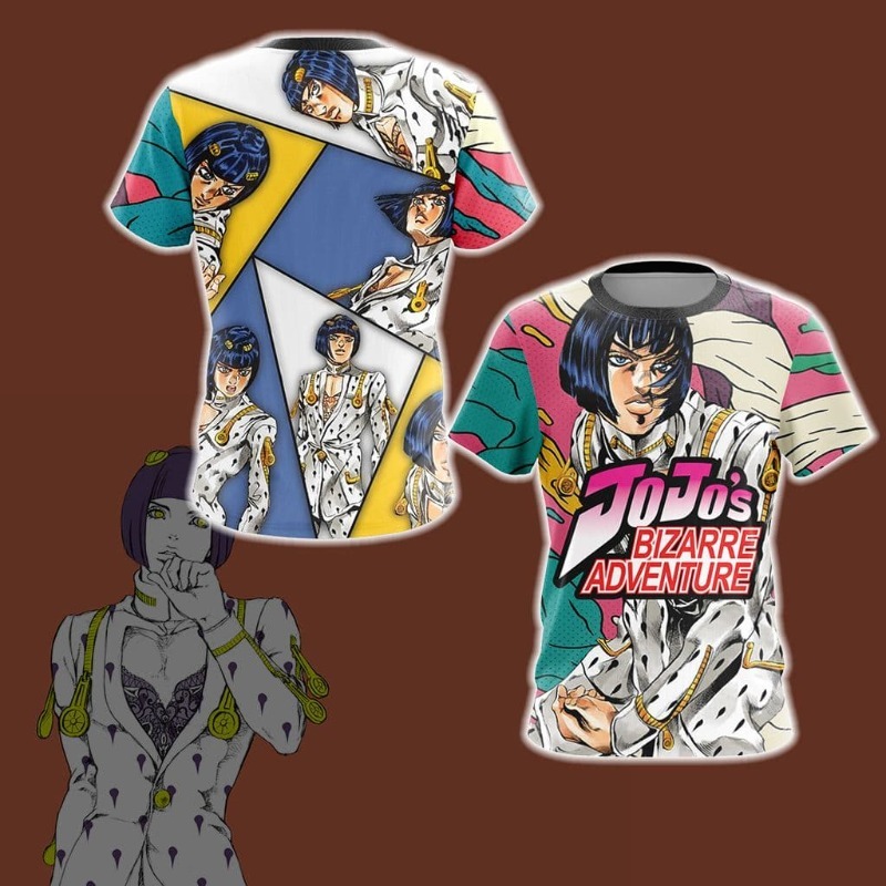 2026 Yeni JOJO Altın Rüzgar Br - Anime Merchandise T-Shirts incelemesi ve fiyatı