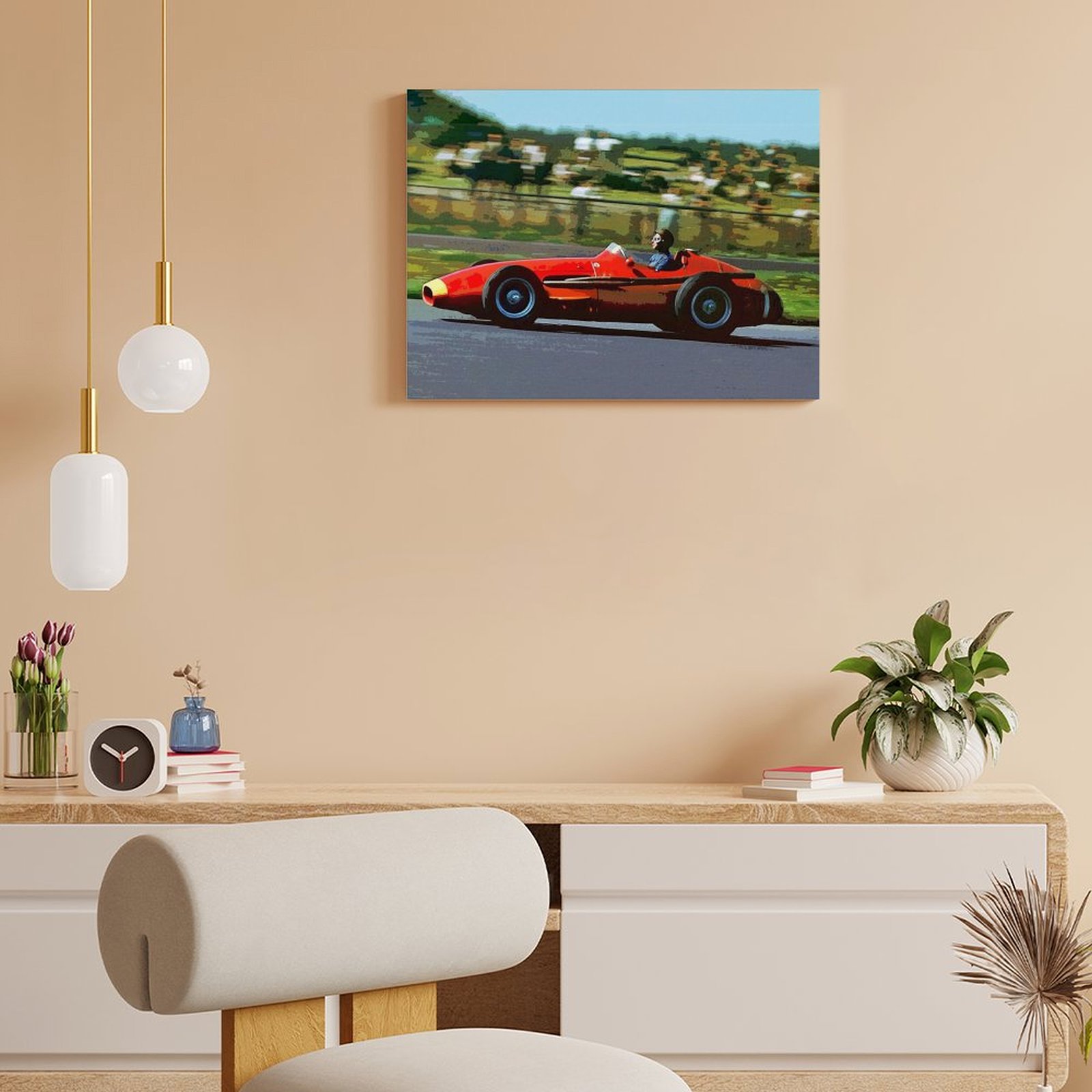 Juan Manuel Fangio Yarış Onun  - Art Print Framed incelemesi ve fiyatı