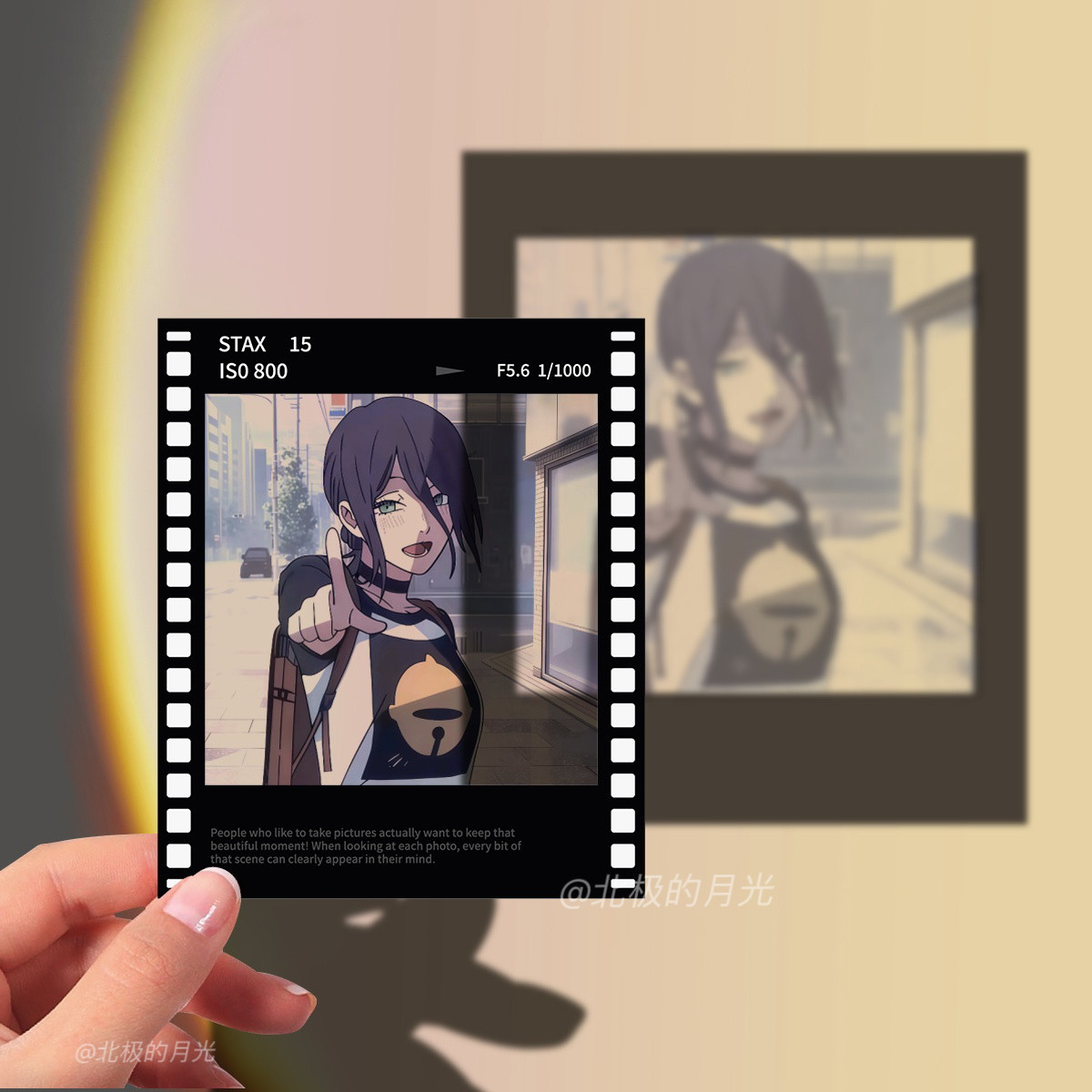 Chainsaw Man Reze Arc Polaroid - Anime Merchandise For Men incelemesi ve fiyatı