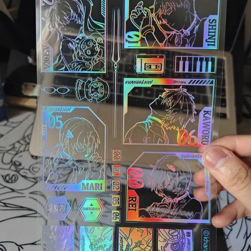 EVA Lazer Çıkartması Shinji Re - Evangelion Anime Merchandise incelemesi ve fiyatı
