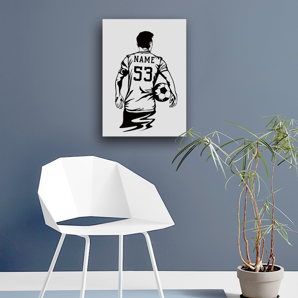 1 adet futbol oyuncusu özelleş - Art Print Framed incelemesi ve fiyatı