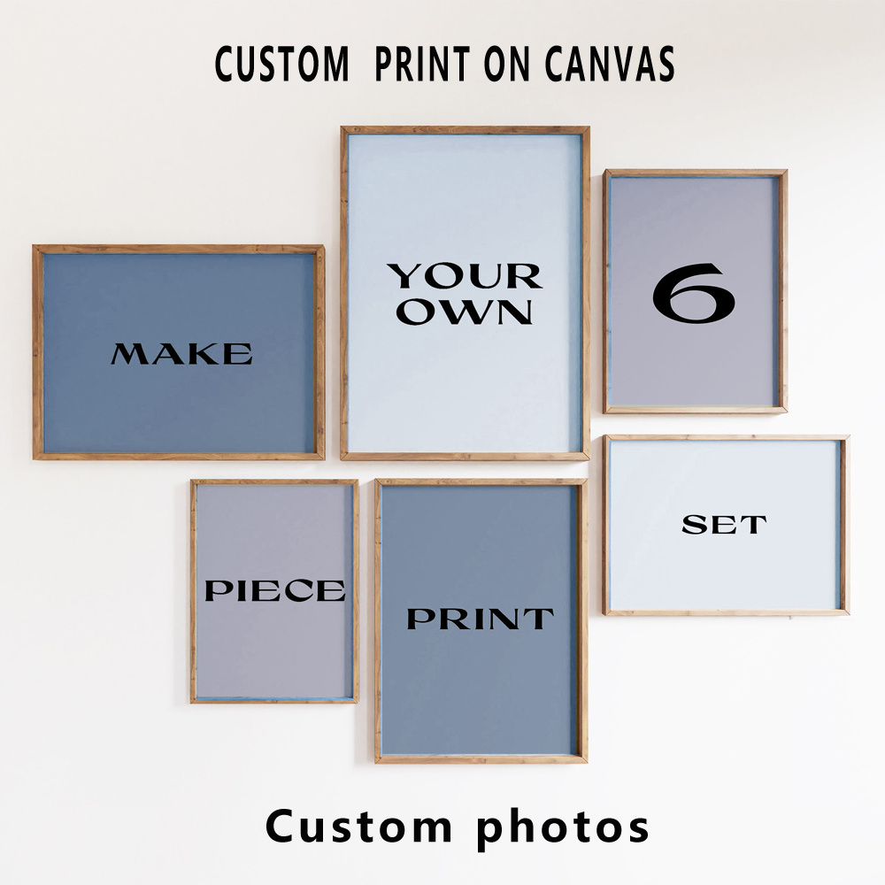 6 adet/takım özel tuval baskıl - Art Print Framed incelemesi ve fiyatı